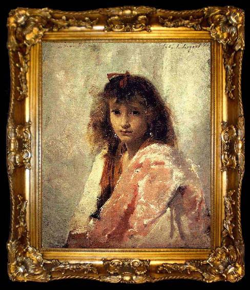 framed  John Singer Sargent Carmela Bertagna by John Singer Sargent, ta009-2